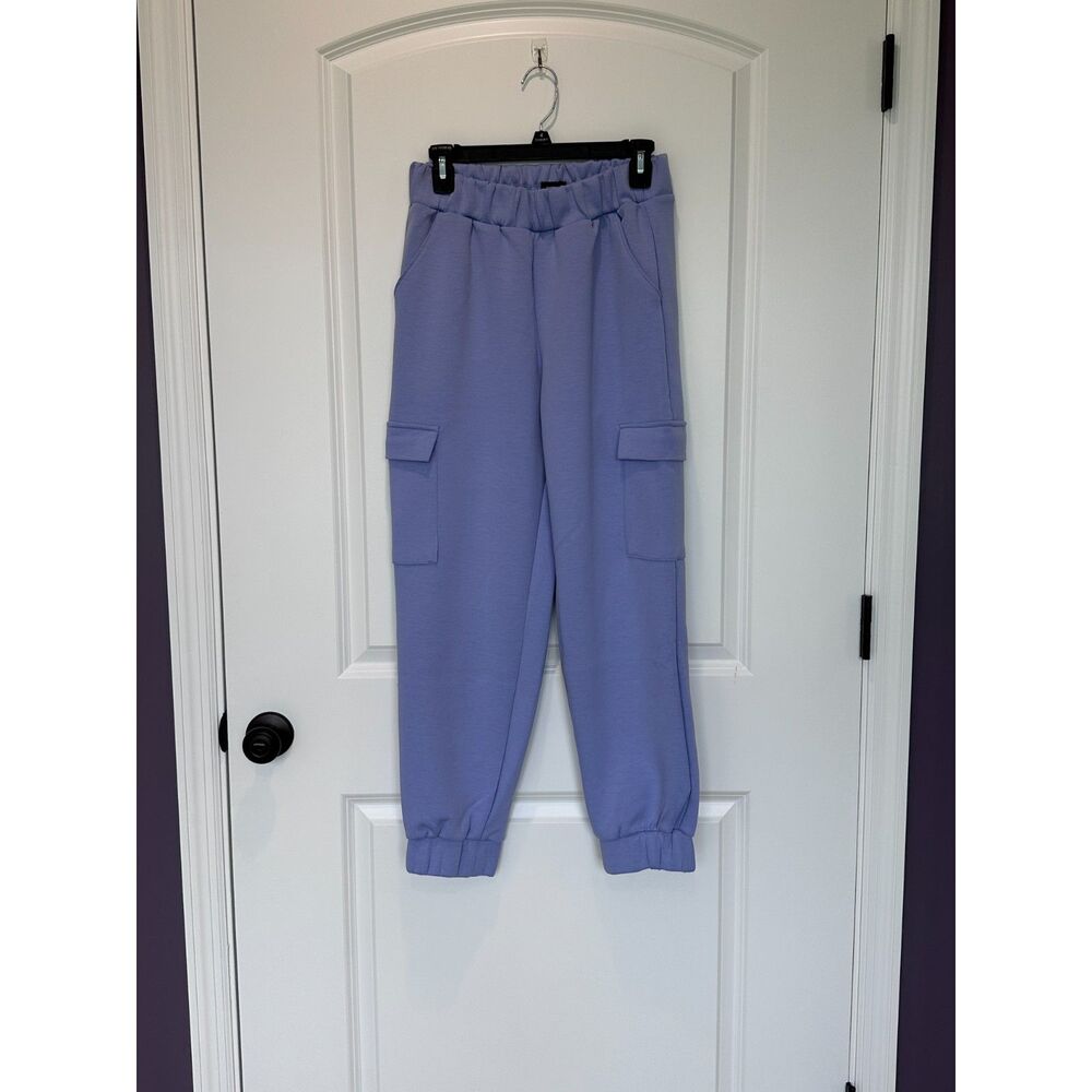 NWOT Express Cargo Jogger Pants Purple Size Small